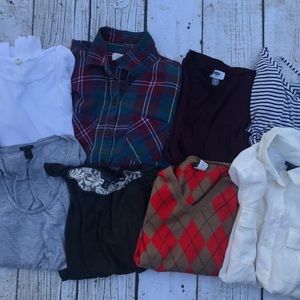 8-piece Women Blouse Top Bundle Lot XS